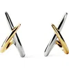 Ana Luisa Gold Stud Earrings In Multi