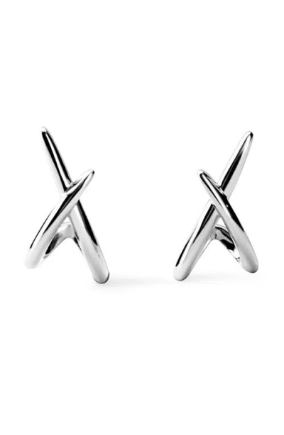 Ana Luisa Gold Stud Earrings In Silver