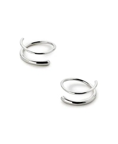 Ana Luisa Harley Double Hoop Earrings In Silver