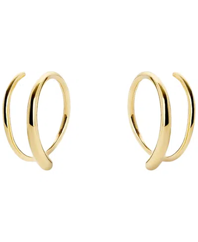 Ana Luisa Harley Gold-plated Double Hoop Earrings