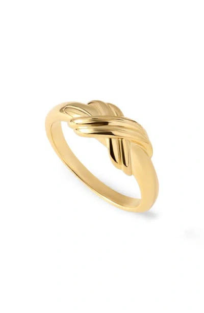 Ana Luisa Harper Knot Ring In Transparent