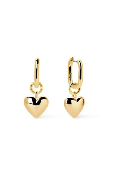 Ana Luisa Heart Earrings In Gold