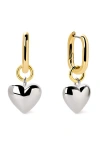 Ana Luisa Heart Earrings In Gold