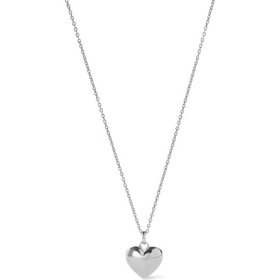 Ana Luisa Heart Necklace In Silver