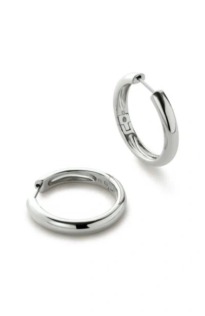 Ana Luisa Hoop Earrings In Silver