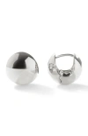 Ana Luisa Hoop Earrings In Silver