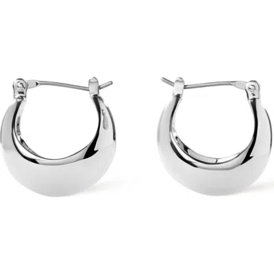 Ana Luisa Hoop Earrings In Silver