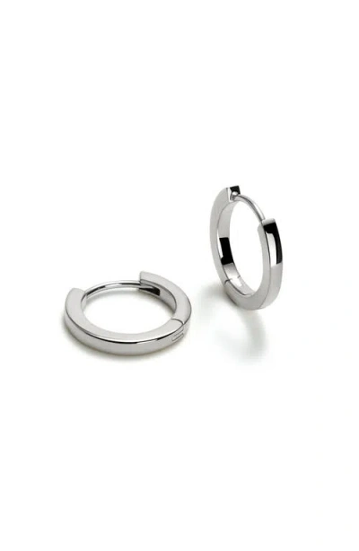 Ana Luisa Huggie Hoops In Silver