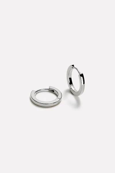 Ana Luisa Huggie Hoops Silver In Silver, Women's At Urban Outfitters In Metallic