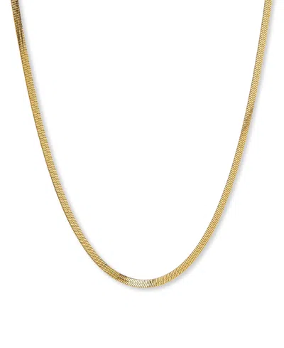 Ana Luisa Ina Mini Gold-plated Herringbone Necklace