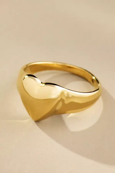 Ana Luisa Isla Heart Ring In Gold