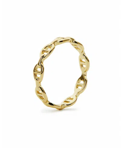 Ana Luisa Iver Anchor Chain Ring In Gold