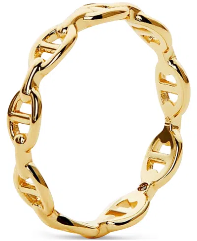 Ana Luisa Iver Gold-plated Anchor Chain Ring