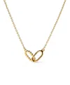 Ana Luisa Juniper Oval Link Necklace In Gold