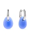 Ana Luisa Kayla Blue Silver Drop Earrings In Brown