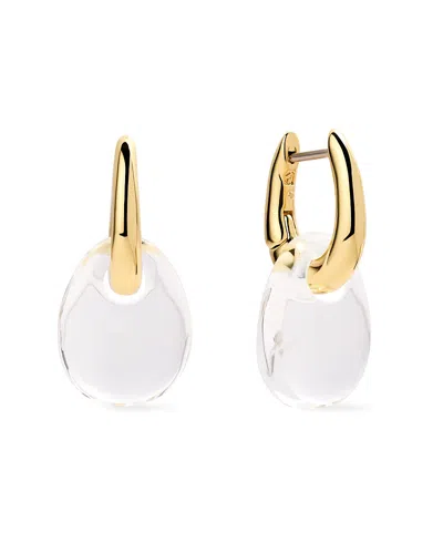 Ana Luisa Kayla Clear Gold Drop Earrings In Brown