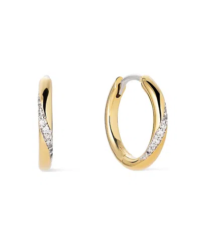 Ana Luisa Kira Slim Hoop Earrings In Gold