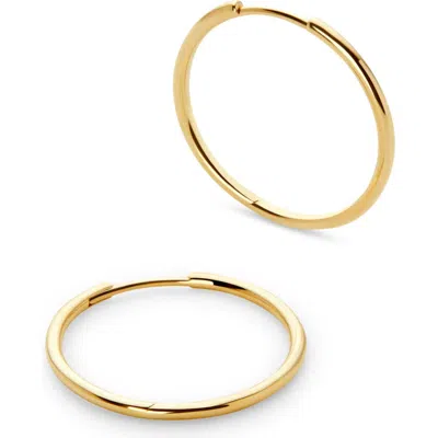 Ana Luisa Large Gold Hoop Earrings