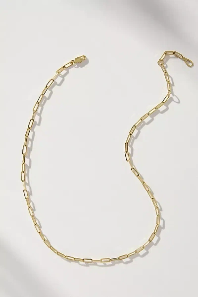 Ana Luisa Laura Bold Link Chain Necklace In Gold