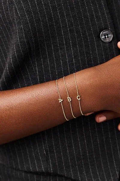 Ana Luisa Letter Initial Bracelet At Urban Outfitters
