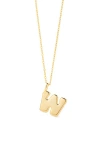 Ana Luisa Letter Necklace In Gold