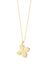 Ana Luisa Letter Necklace In Gold