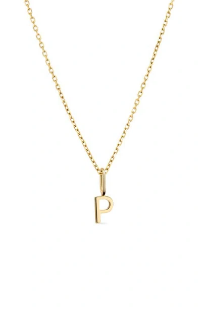 Ana Luisa Letter Necklace In Gold
