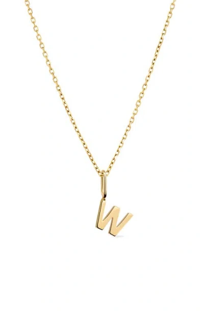 Ana Luisa Letter Necklace In Gold
