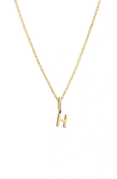 Ana Luisa Letter Necklace In Gold