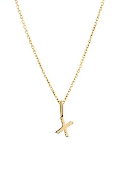 Ana Luisa Letter Necklace In Gold