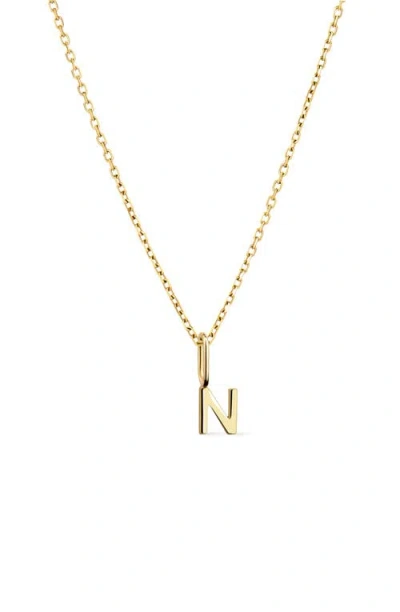 Ana Luisa Letter Necklace In Gold