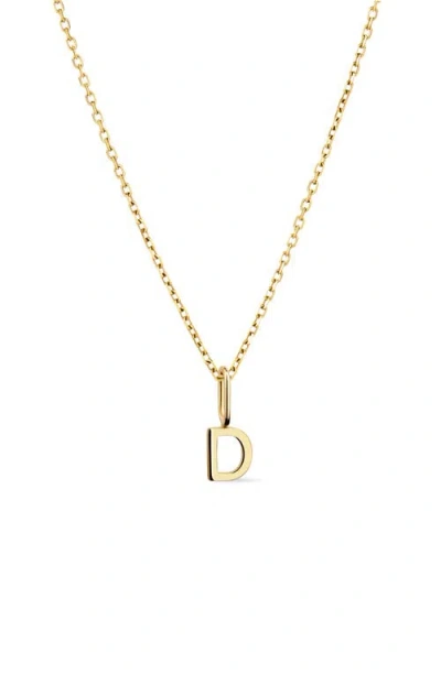 Ana Luisa Letter Necklace In Gold