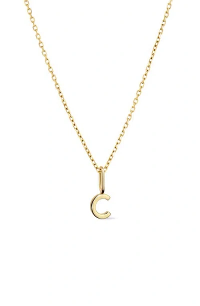 Ana Luisa Letter Necklace In Gold