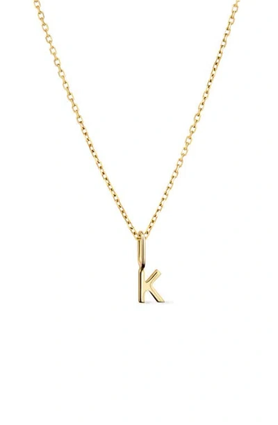 Ana Luisa Letter Necklace In Gold