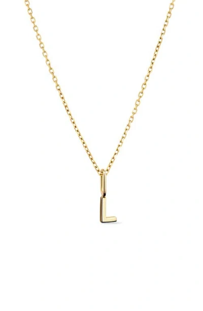 Ana Luisa Letter Necklace In Gold