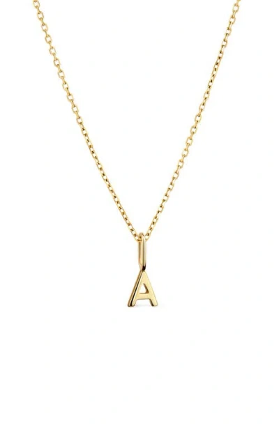 Ana Luisa Letter Necklace In Gold