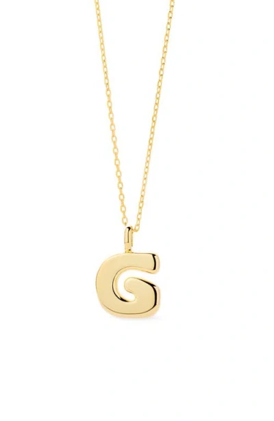 Ana Luisa Letter Necklace In Gold