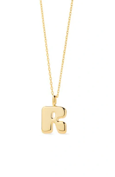 Ana Luisa Letter Necklace In Gold