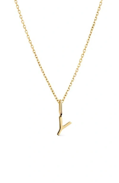Ana Luisa Letter Necklace In Gold