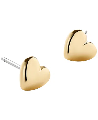 Ana Luisa Lev Gold-plated Heart Stud Earrings