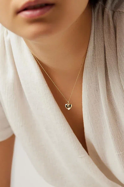 Ana Luisa Lev Small Heart Necklace In Gold, Women's At Urban Outfitters