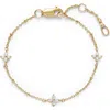 Ana Luisa Lucy Star Station Bracelet In Gold