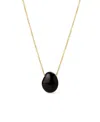 Ana Luisa Mini Pebble Necklace In Black
