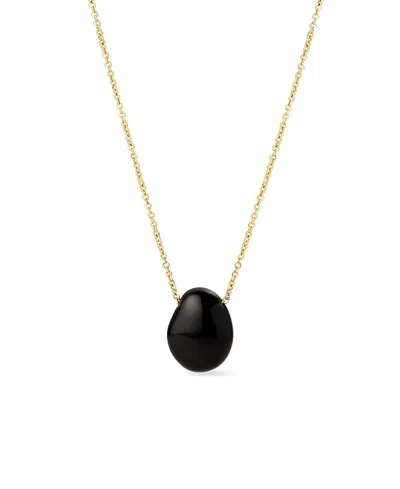 Ana Luisa Mini Pebble Necklace In Black