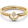 Ana Luisa Moon And Star Rings