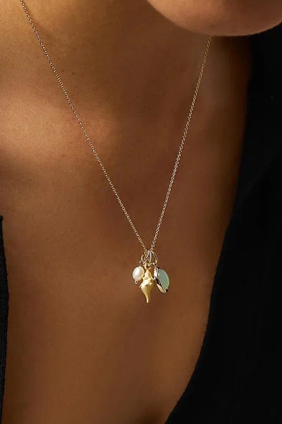 Ana Luisa Ocean Gold Charm Necklace In Gold, Women's At Urban Outfitters
