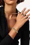 Ana Luisa Ora Watch Strap Bracelet In Gold, Women's At Urban Outfitters