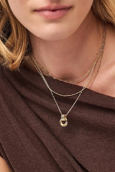 Ana Luisa Palmer Gold Statement Necklace In Gold, Women's At Urban Outfitters