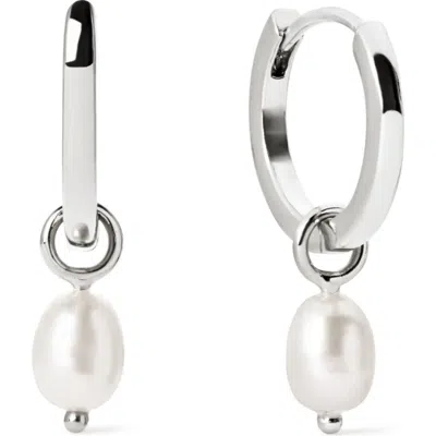 Ana Luisa Pearl Huggie Hoops