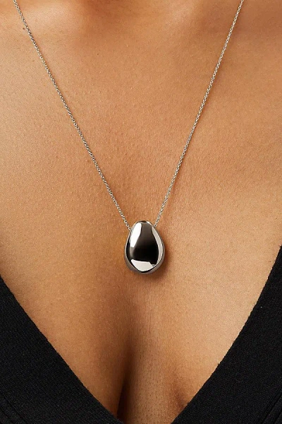 Ana Luisa Pebble Pendant Necklace In Silver, Women's At Urban Outfitters